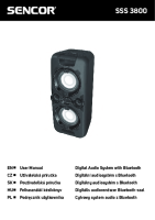 Sencor SSS 3800 - Owners manual 